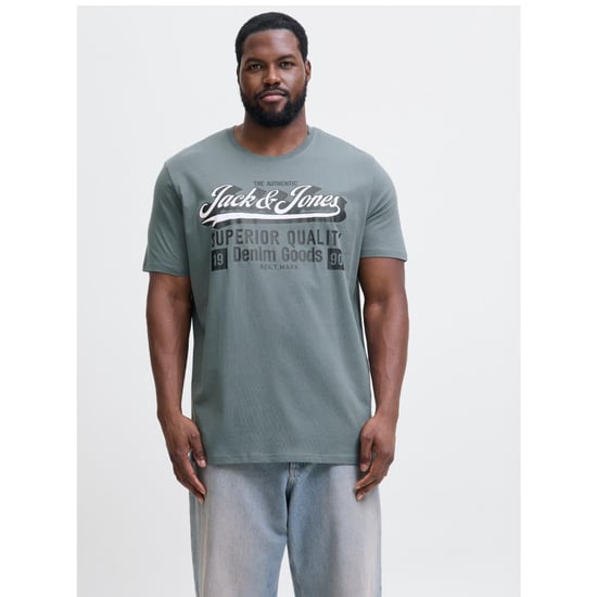 Jack & Jones Mens Graphic T Shirt Oneck Plus Size Tee - Image 1