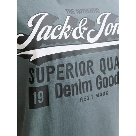 Jack & Jones Mens Graphic T Shirt Oneck Plus Size Tee - Image 3