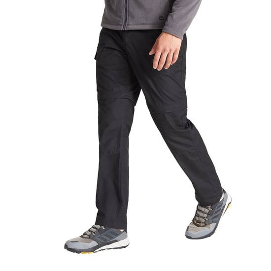 Craghoppers Heren Expert Kiwi Convertible Getailleerde Broek (Zwart) - Image 3