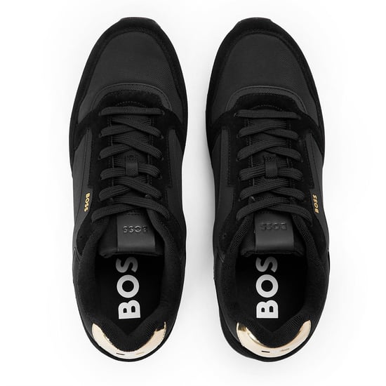 Men's Boss Parkour Runners, Modern Athletic Design in .Black - Image 4