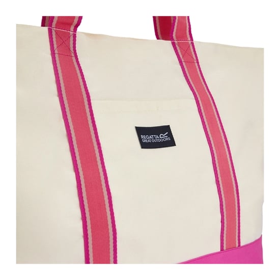 Regatta Boulder Strand Tote Tas (Licht Vanille/Roos Violet) - Image 4