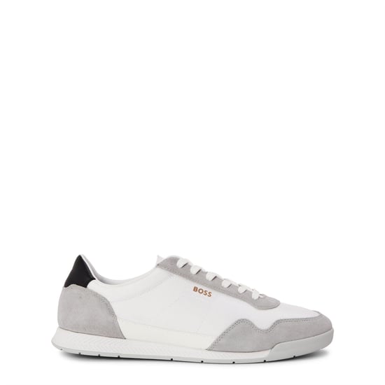 Men's Boss Titanium Sl Trainers in White - Image 1
