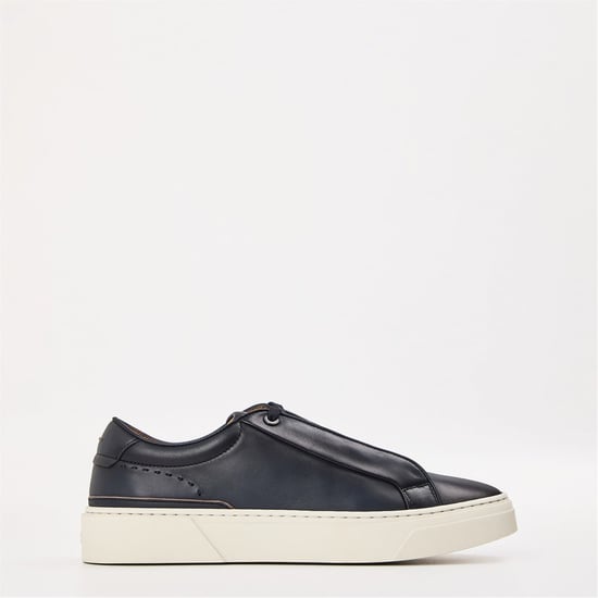 Men's Boss Gary Tenn Buhoody Low Top Lace-Up Trainers in Blue - Image 1