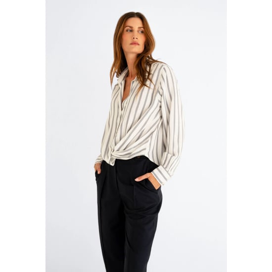 Maicazz Sense blouse-silver stripe - Image 2