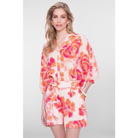 Geisha blouse 63490-20 250 orange/pink/sand - Image 3