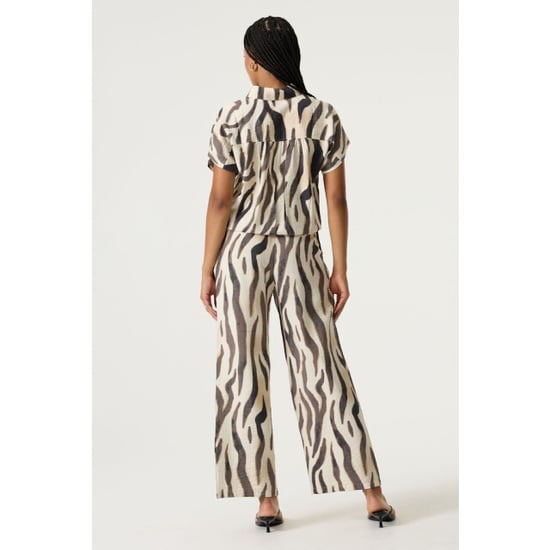 Garcia Jeans dames broeken broeken casual 4109.08.0028 ecru dessin - Image 3