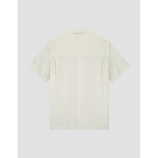 Olaf Textured stripe boxy ss shirt korte mouw overhemden m250301 - Image 2