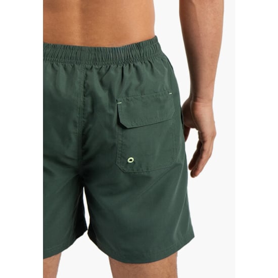 Happy Shorts Heren zwemshort effen kaki - Image 3