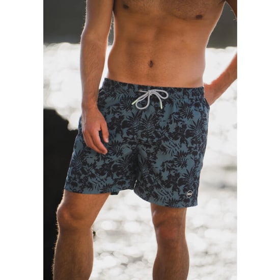 Happy Shorts Heren zwemshort gebloemd print blauwgroen - Image 5