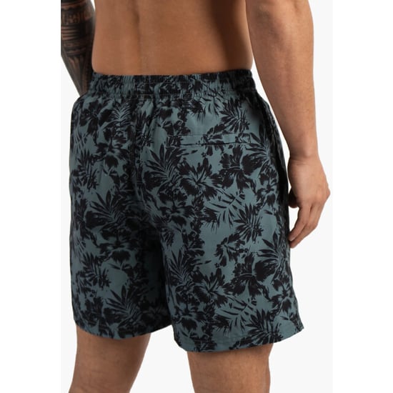 Happy Shorts Heren zwemshort gebloemd print blauwgroen - Image 6