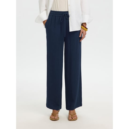 Selected Femme slwviva-gulia hw long sun pant noos 16089062 dark sapphire - Image 2