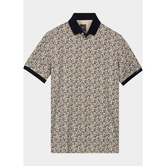 Baileys Polo heren poloshirt 2-tone pique, prin 615228/72 - Image 2