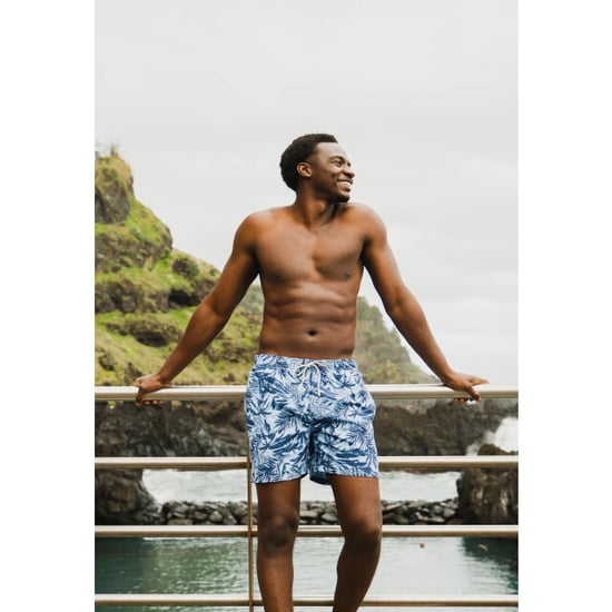 Happy Shorts Heren zwemshort palmbladeren print blauw - Image 6