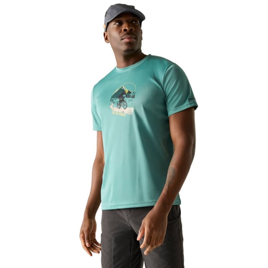Regatta Heren fingal slogan mountainbike t-shirt - Image 2