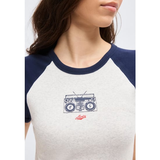 Levi's gr riley raglan tee pearl embellished 003r2 0010 - Image 5