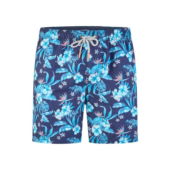 Happy Shorts Heren zwemshort blauw gebloemd - Image 1