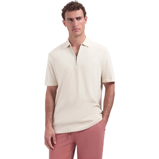 No Excess Polo short sleeve zipper stone - Image 1