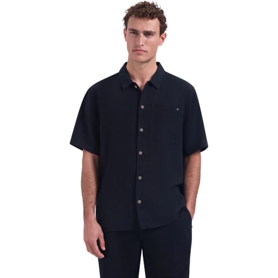 No Excess Shirt short sleeve with linen, garm night - Image 2