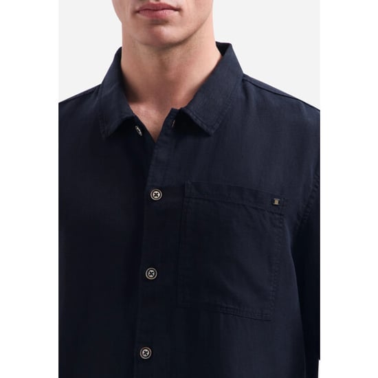 No Excess Shirt short sleeve with linen, garm night - Image 5