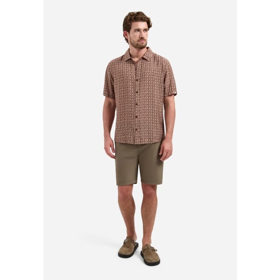 No Excess Shirt short sleeve allover printed coral - Image 3