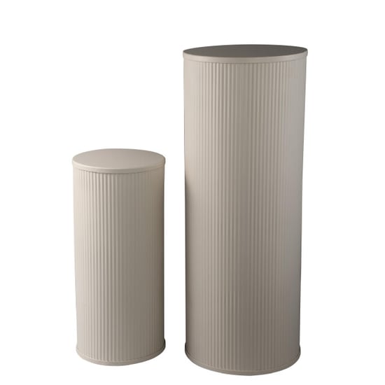 PTMD bloemenzuil midda - 38.5x38.5x100cm set van 2 - Image 1
