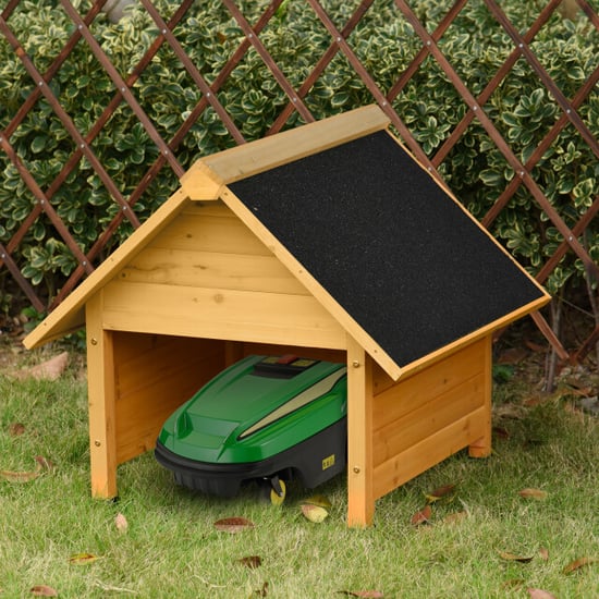 4goodz Houten garage voor robot grasmaaier robotmaaier garage 845-361 - Image 3