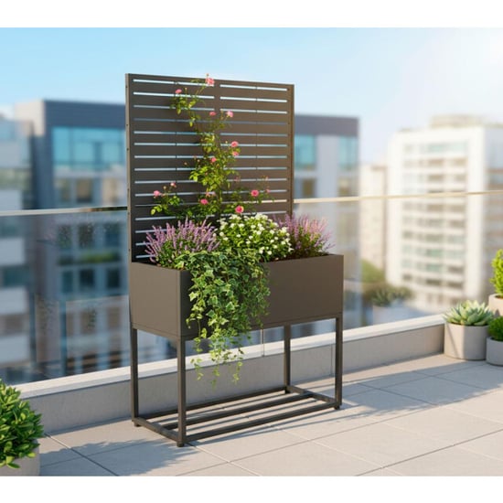 Westmann Dekora 4 metalen plantenbak met klimrek - - Image 5
