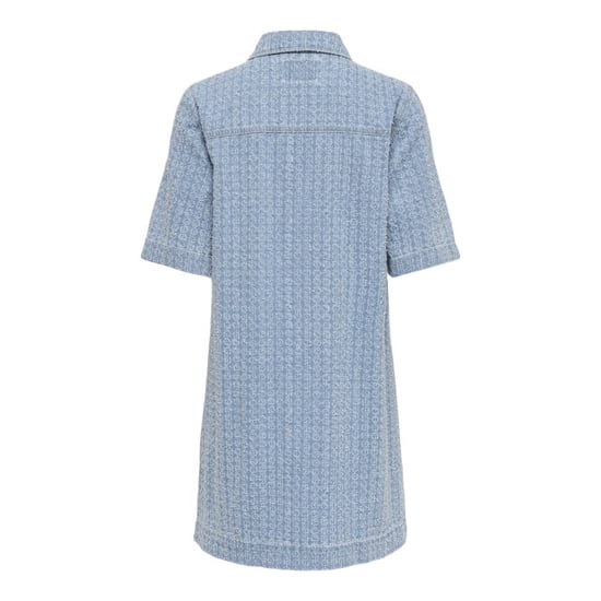 Only onlbelle boucle s/s dnm dress bj 15371185 light blue denim - Image 2