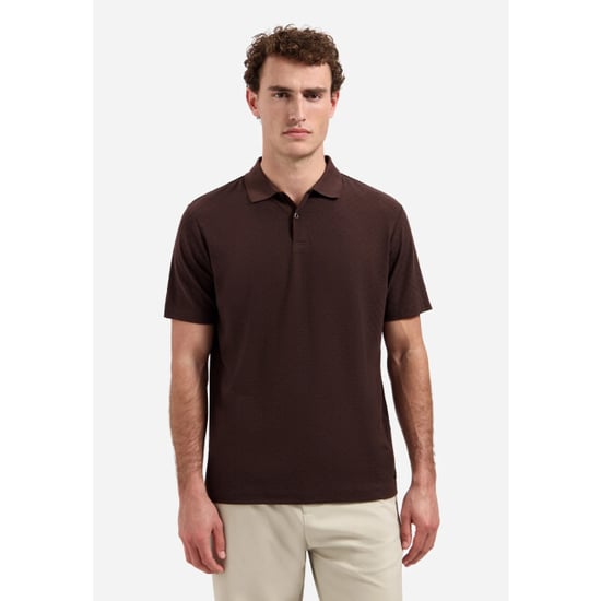 No Excess Heren polo 32370411 042 dark brown - Image 1