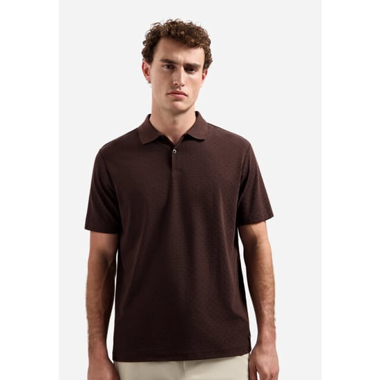 No Excess Heren polo 32370411 042 dark brown - Image 2