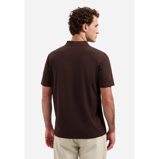 No Excess Heren polo 32370411 042 dark brown - Image 6
