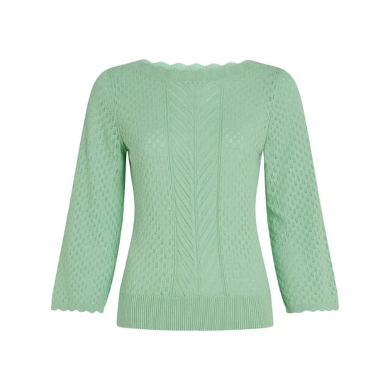 King Louie Audrey top rocky ajour minty meadow - Image 1
