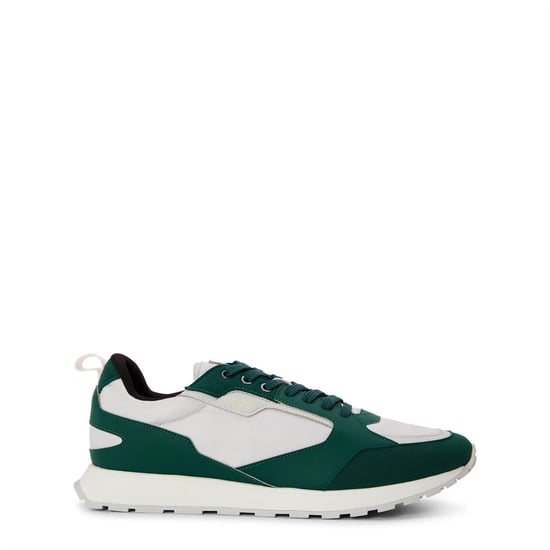 Men's Hugo Runn Pumf N 10266583 01 Low Top Trainers in Open Green - Image 1