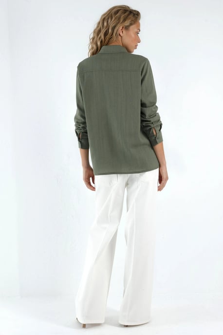 Linnen Shirt met Zakken - Image 4