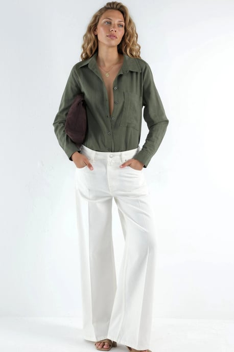 Linnen Shirt met Zakken - Image 5