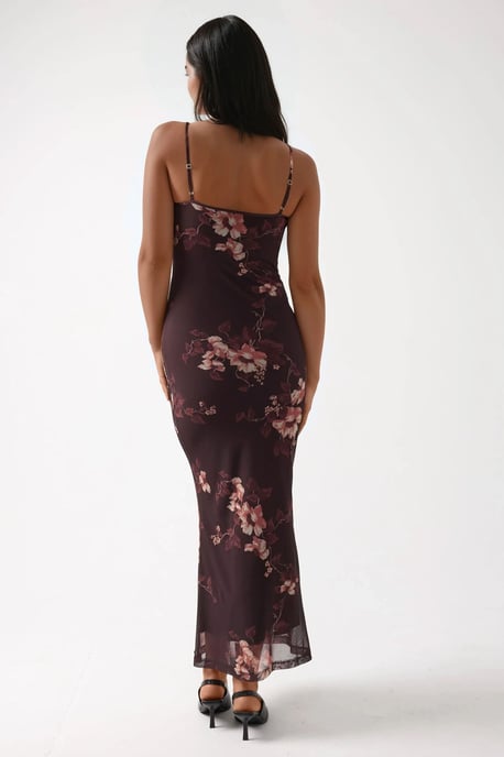 Geprinte Bodycon Maxi Jurk - Image 4