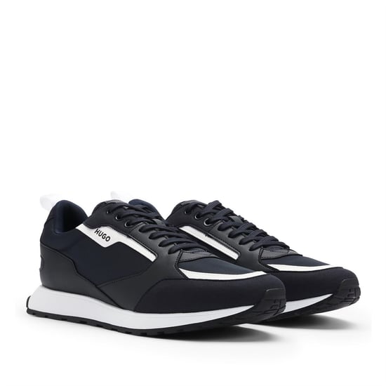 Men's Hugo Runn Trainers in Dark Blue - Image 4