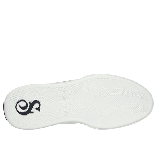 Men's Skechers Low Top Trainers in White/Black - Image 4