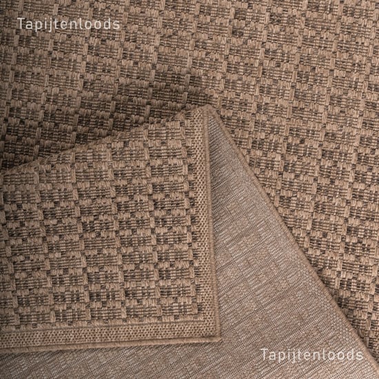 Muratap Sahara uni rond buitenkleed jute-look weerbestendig vloerkleed 160 cm - Image 4