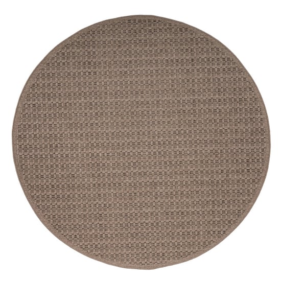 Muratap Sahara uni rond buitenkleed jute-look weerbestendig vloerkleed 160 cm - Image 5