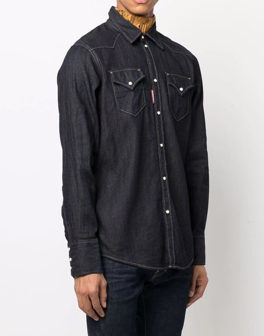 Hampa Western Denimskjorta - Image 3