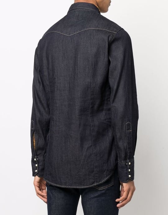Hampa Western Denimskjorta - Image 4