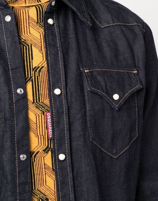 Hampa Western Denimskjorta - Image 5