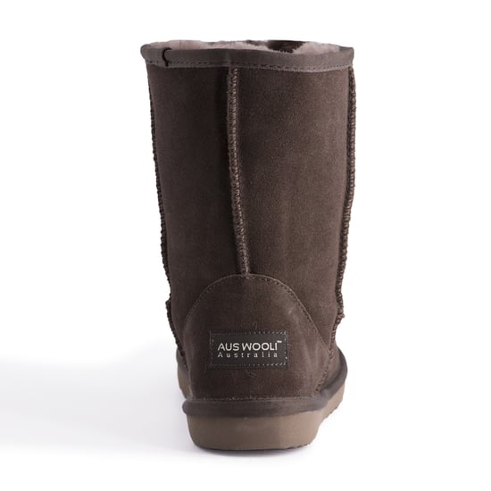 Aus Wooli Australia Mid Calf Sheepskin Boot - Chocolate - Image 3