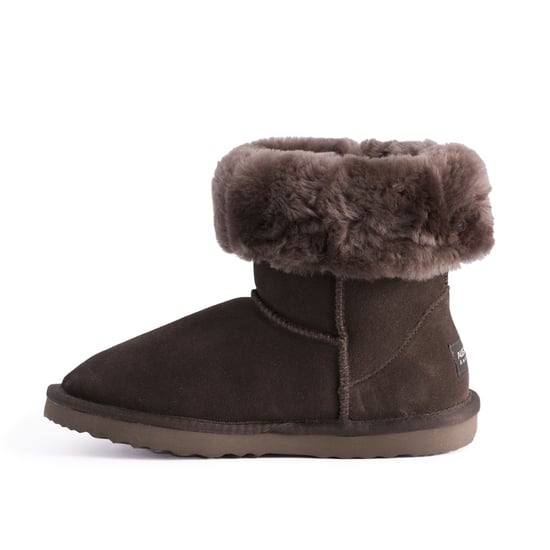 Aus Wooli Australia Mid Calf Sheepskin Boot - Chocolate - Image 4