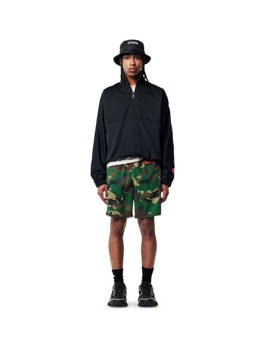 Badshorts med kamouflagemönster och logotyp - Image 2