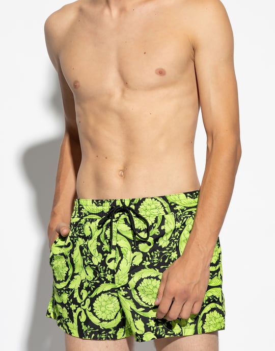 Barocktryckta badshorts med logotyp - Image 2