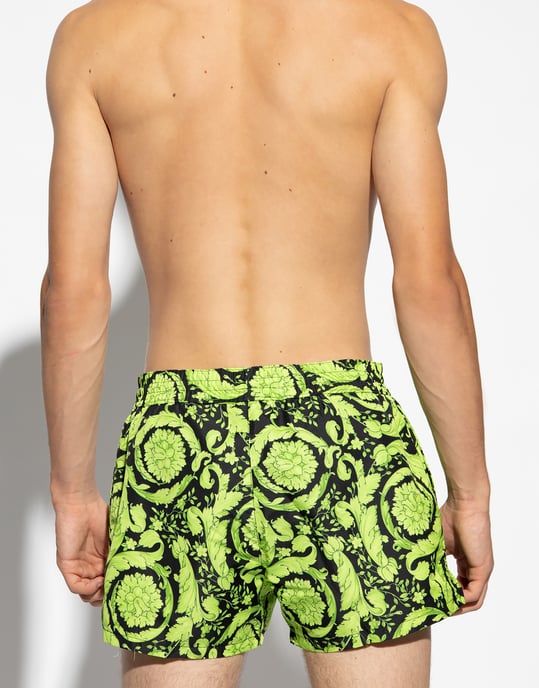 Barocktryckta badshorts med logotyp - Image 3