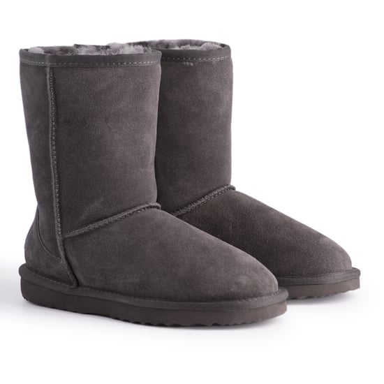 Aus Wooli Australia Mid Calf Sheepskin Boot - Grey - Image 6