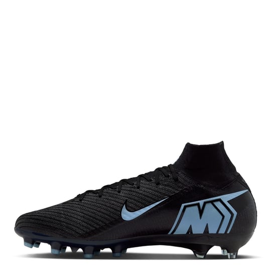Men's Nike Mercurial Superfly 10 Elite Adults Artificial Ground Football Boots in Black/Blue - Image 2
